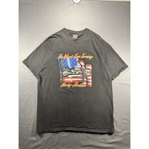 Vintage 2000 Harley Davidson T-Shirt Men's XL Y2K Wheels Keep Turning York, PA